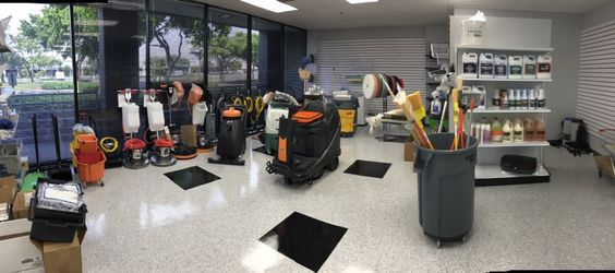 Cleaning supplies and cleaning equipment