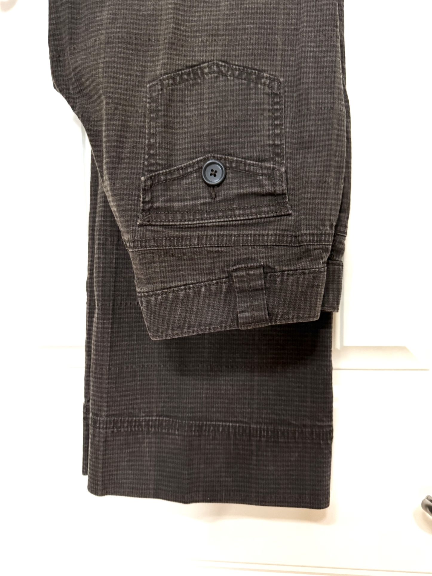 Banana Republic stretch women's 0P/2 black/brown