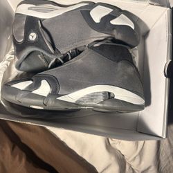 Jordan 14 RetroFilnt Gray Size 10