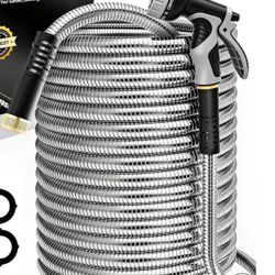 100ft Metal Garden Hose