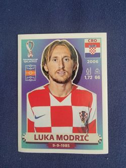 Luka Modric Croatia World Cup Sticker