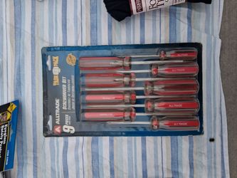 Alltrade 9 piece screwdriver set lifetime warranty