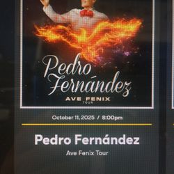 Pedro Fernandez Tickets 