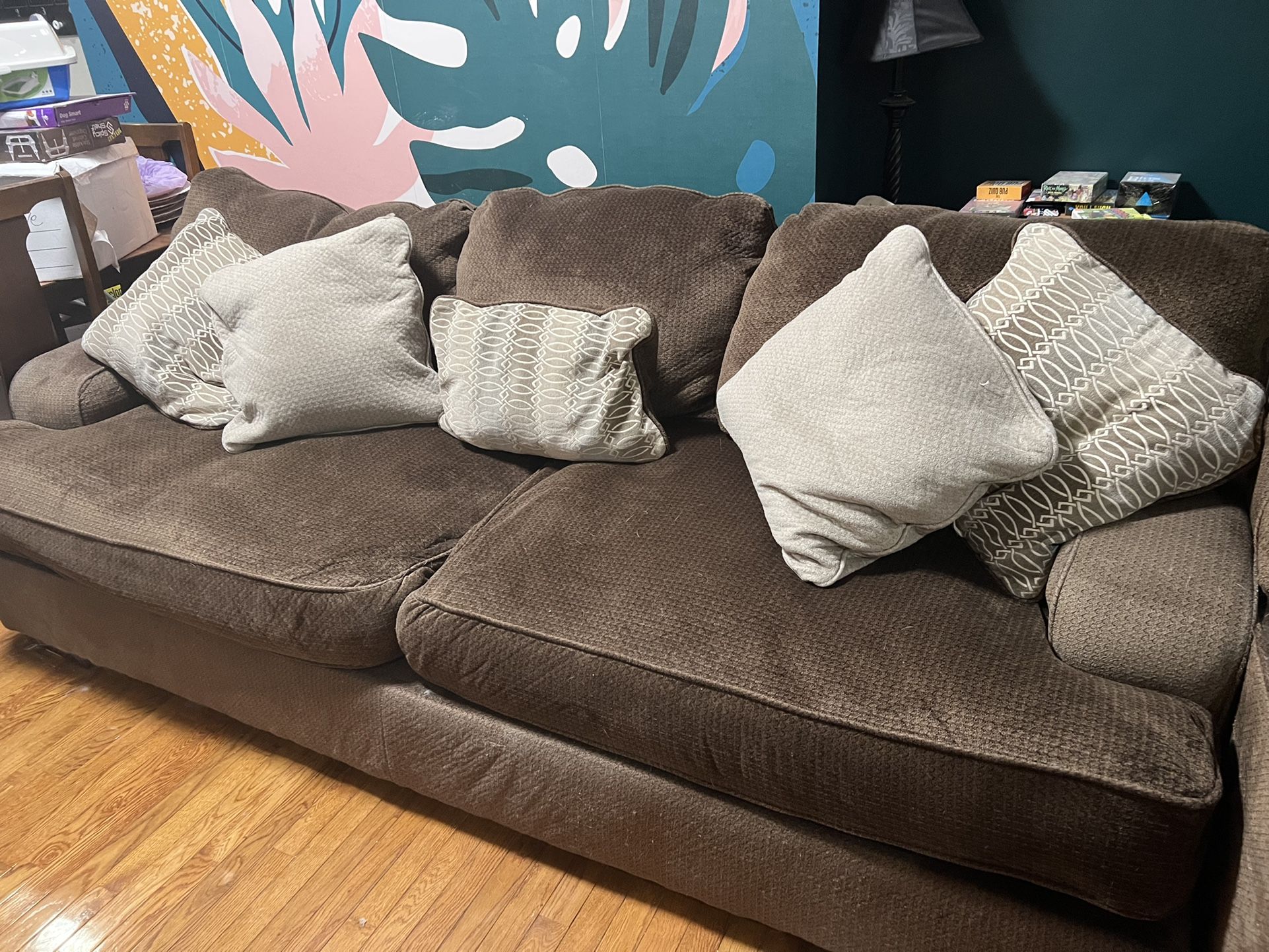 Ashley Furniture Fielding Chocolate Sofa Baci Living Room