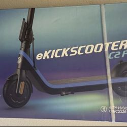 Segway C2 pro foldable scooter kids 7.5 range 12.4mph floor model 