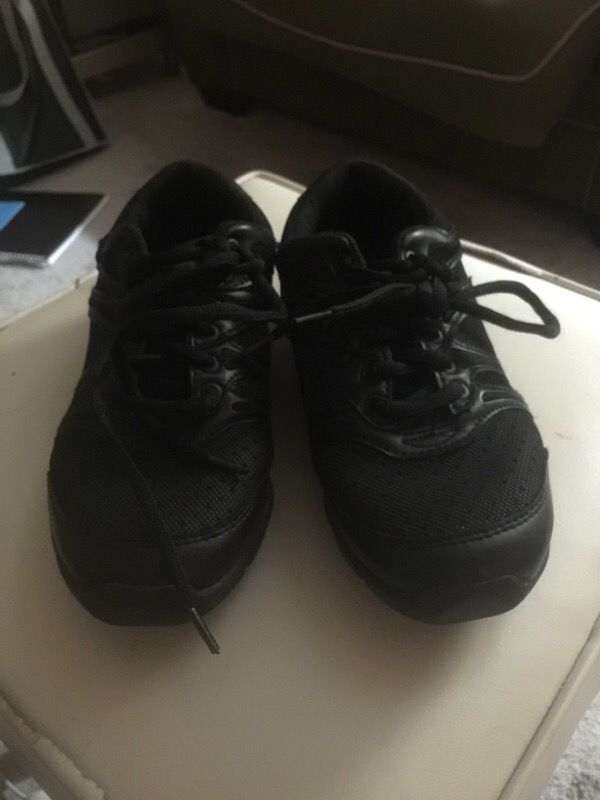 Capezio black hip hop shoe great shape
