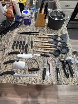 Miracle Blade III Knife Set + Kitchen Utensil & Gadget Lot – 25+ Pieces