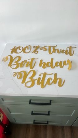 Fun birthday sign
