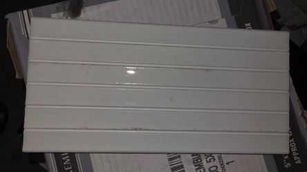 Princess Bianco Fluted Subway Tile 5 in. x 10 in., Polished Porcelain Wall Tile (8.71 sq. ft./Case)