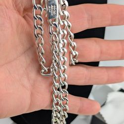 ✨83.50g.|30" |7.5mm Miami Cuban Sterling Silver Necklace Marked 1A-20 MEXICO 925 ✨