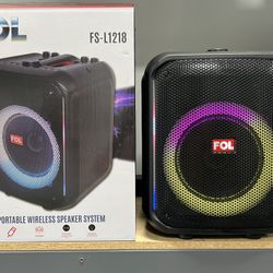 FOL PORTABLE WIRELESS SPEAKER 🔈 BLUETHOOT. FANTASTIC SOUND QUALITY NEW IN BOX WITH MIC 