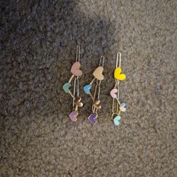 Cute Heart Hair Clips