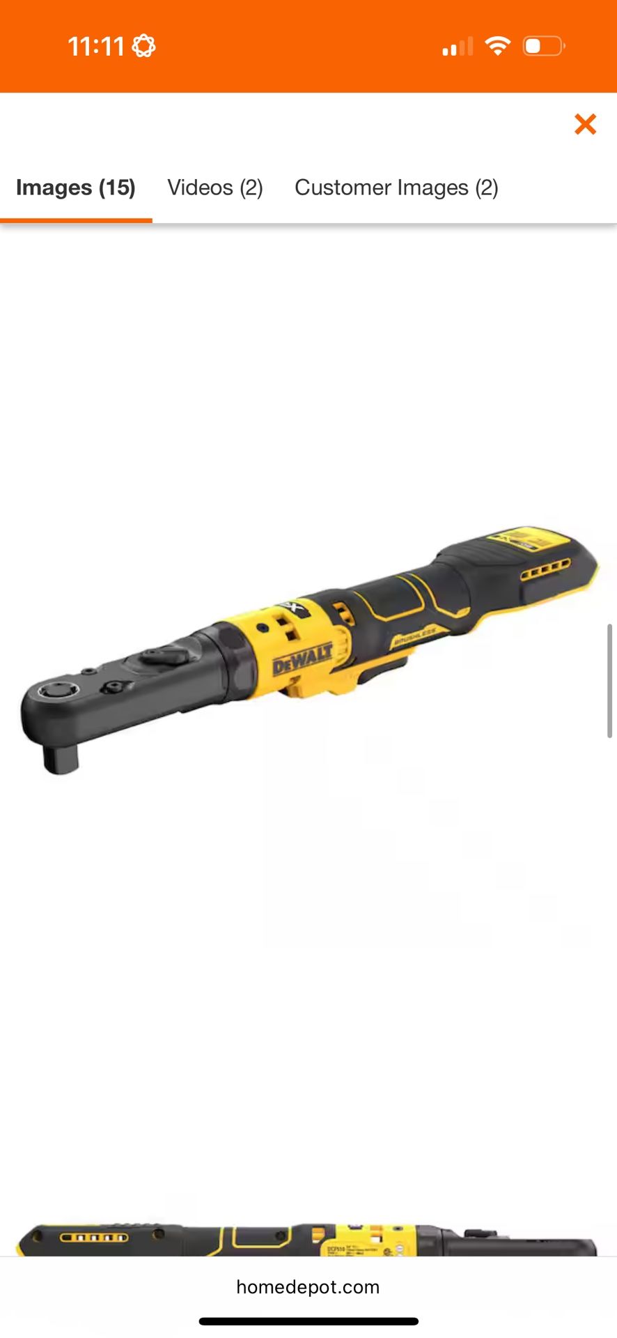 DEWALT ATOMIC 20V MAX Cordless 3/8 in. Ratchet (Tool Only)