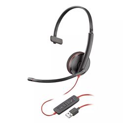Plantronics Blackwire C3210 USB-A Black Headset 