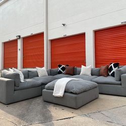 Sectional With Ottoman