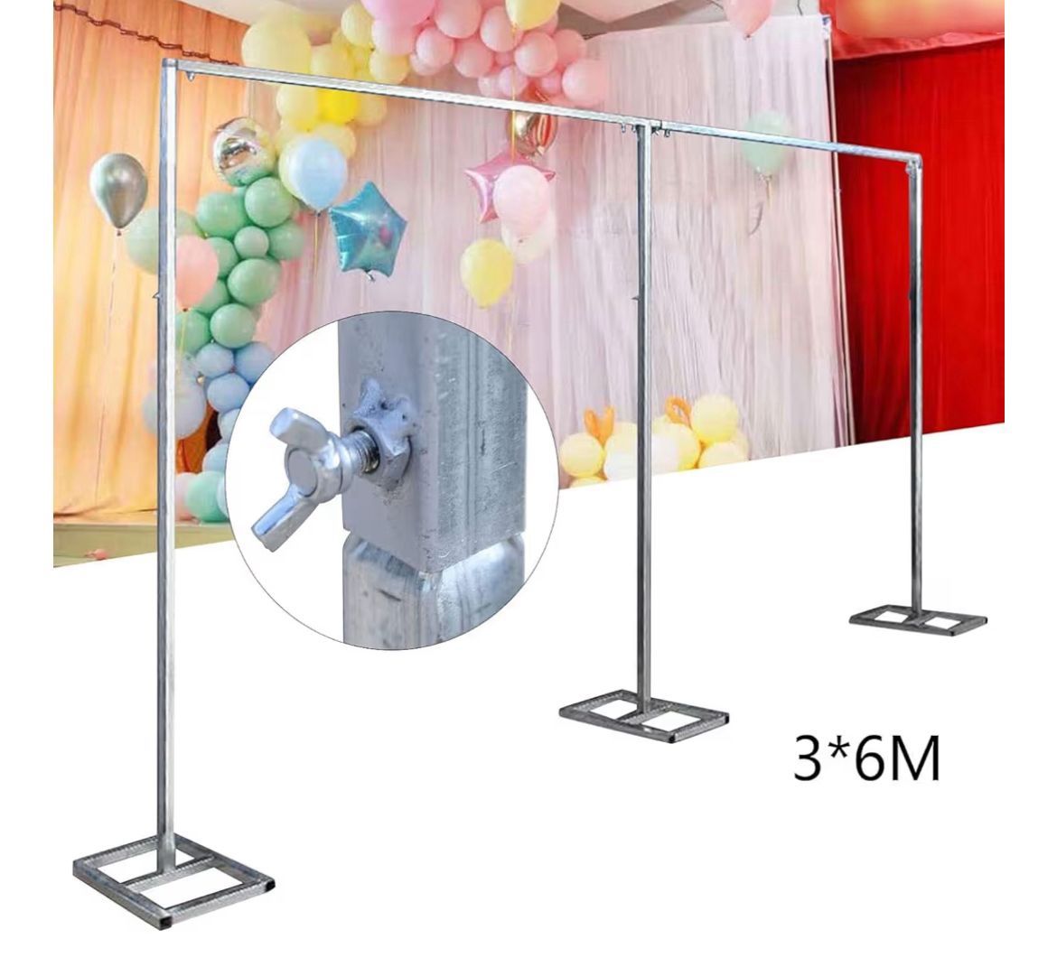 Gdrasuya10 10x20FT Backdrop Stand,Pipe and Drape Backdrop Stand