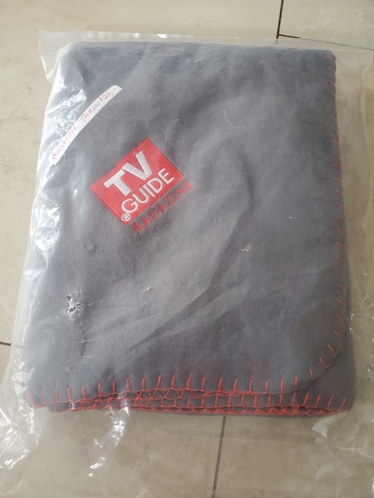 TV Guide Throw Still In Plastic