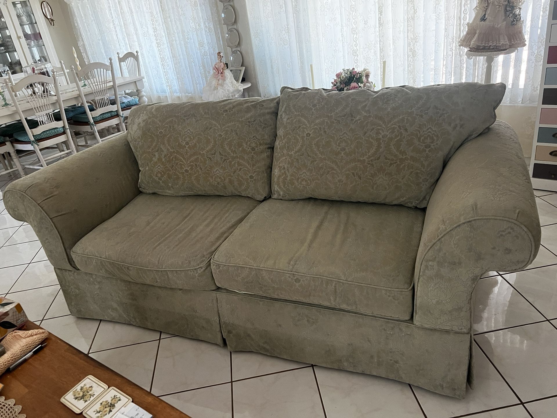 Green Couch Sofa