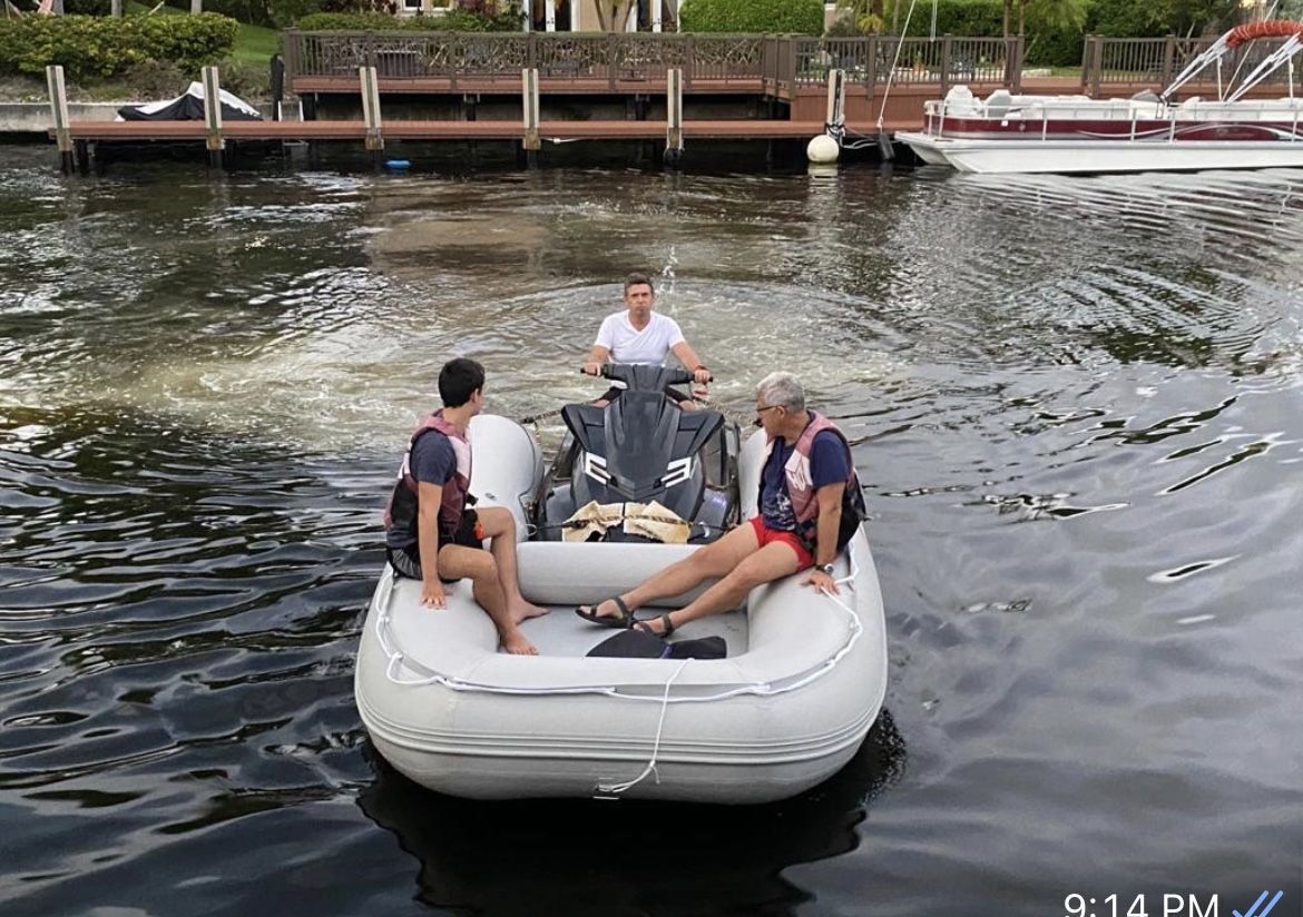 Inflatable Dinghy  (compact) For Any Jetski Propulsion Tender For A Yatch
