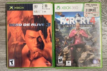Xbox Game Bundle – Dead or Alive 3/ Far Cry 4