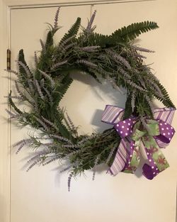 Lavender wreath