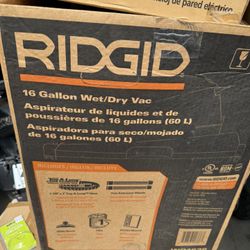 Wet/dry Vac 16 Gallon