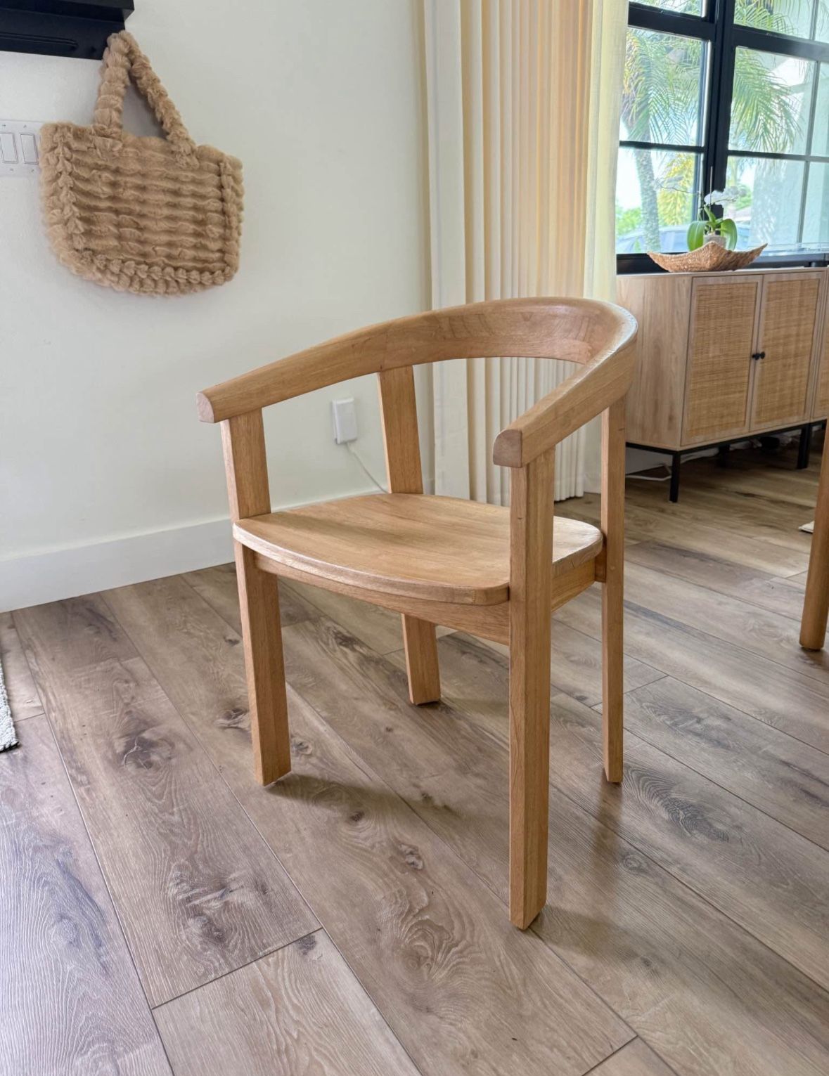 4 wood dining chairs only *