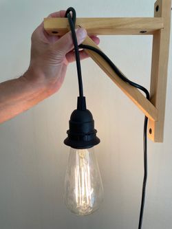 Pendant Light Fixture with Edison Vintage Light Bulbs