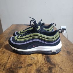 Nike Air Max 97 Sneakers Black Green Purple - Clean Kicks!