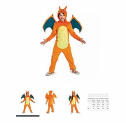 Pokémon Charizard Costume size Small (4-6)