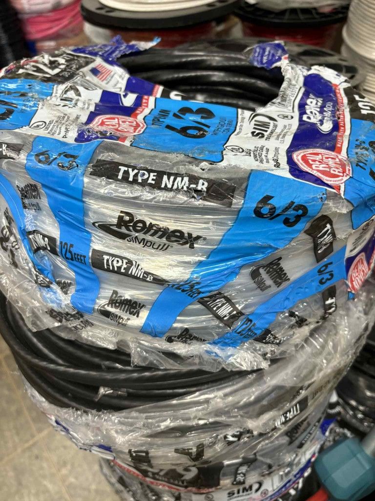 Wire 6/3 EACH ROLL 125FT.