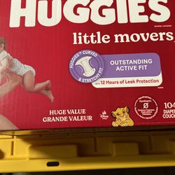 Huggies Pampers Size 5  104 count. $35