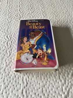 RARE BLACK DIAMOND VHS Disney Beauty and the Beast  #1325
