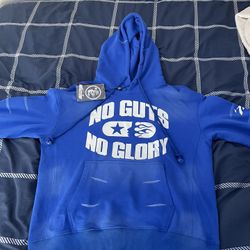 Blue and White HELLSTAR Hoodie 