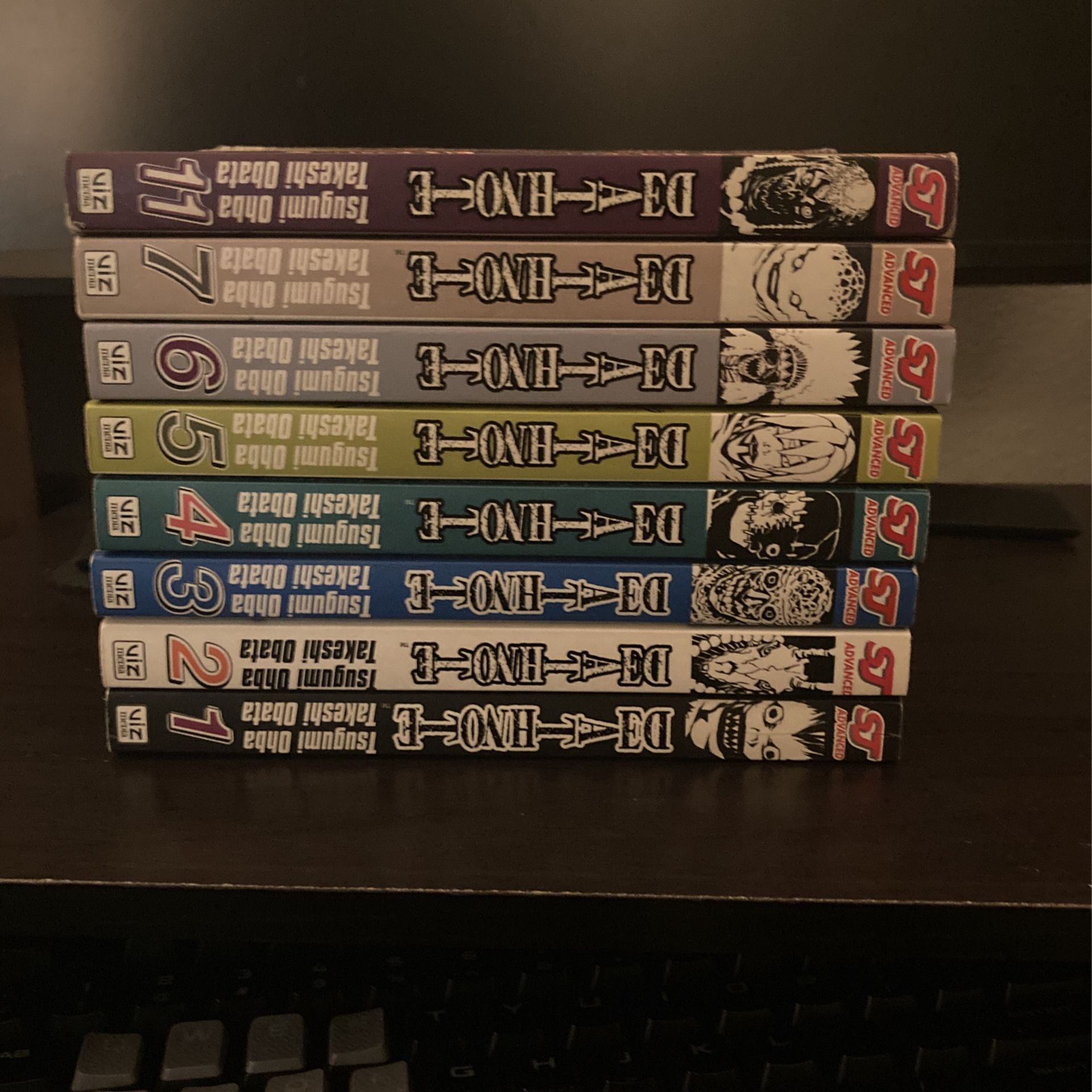Death Note Manga 1-7 + 11