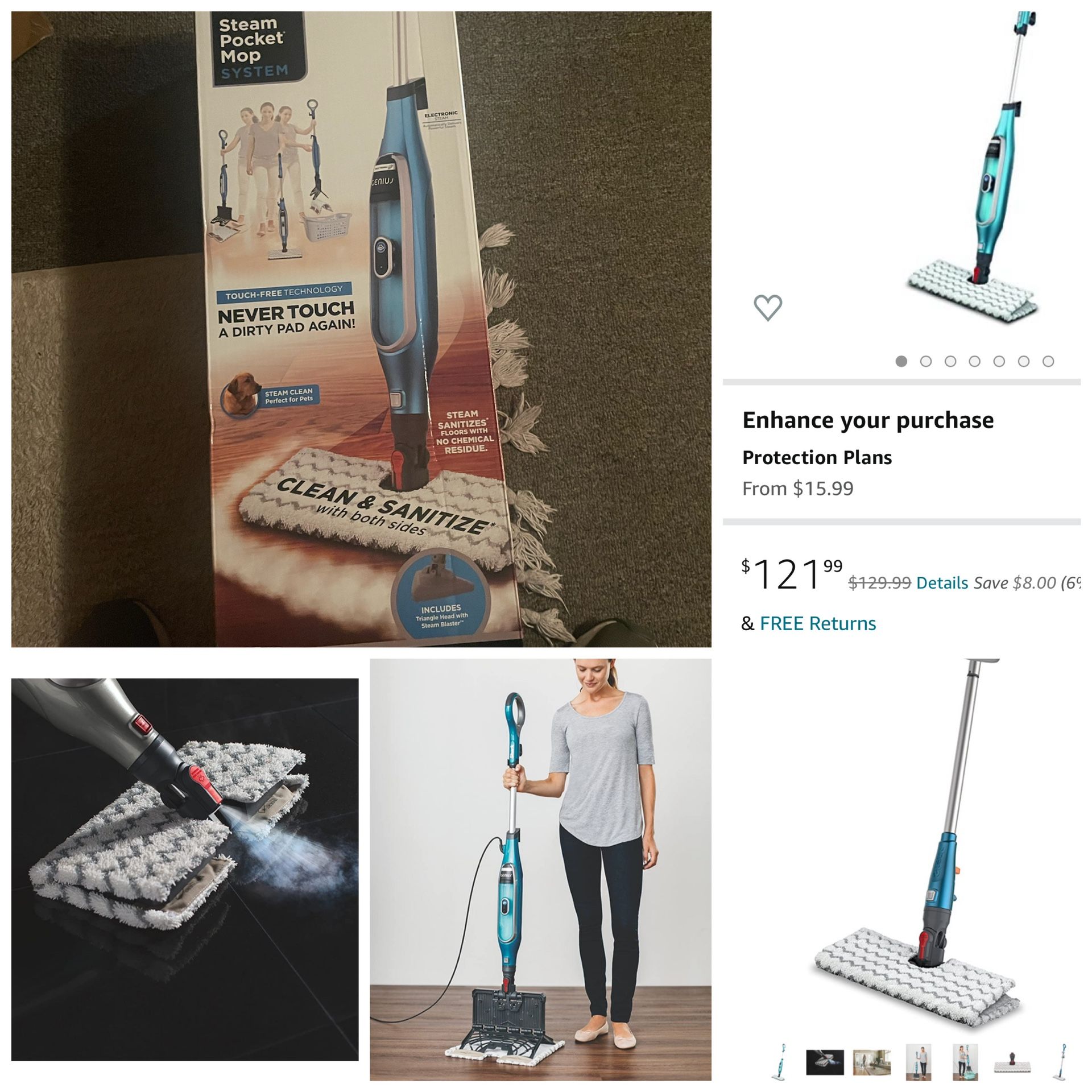 Shark Genius Steam Pocket Mop System (S6002)