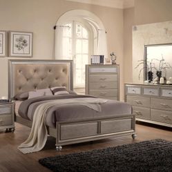 Twin Bed Dresser Mirror And Nightstand 