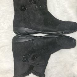 Womens Size 11W Wide Cloudwalkers Ankle Boots Booties 