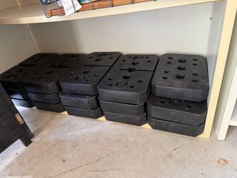 Plastic weights 60$ all