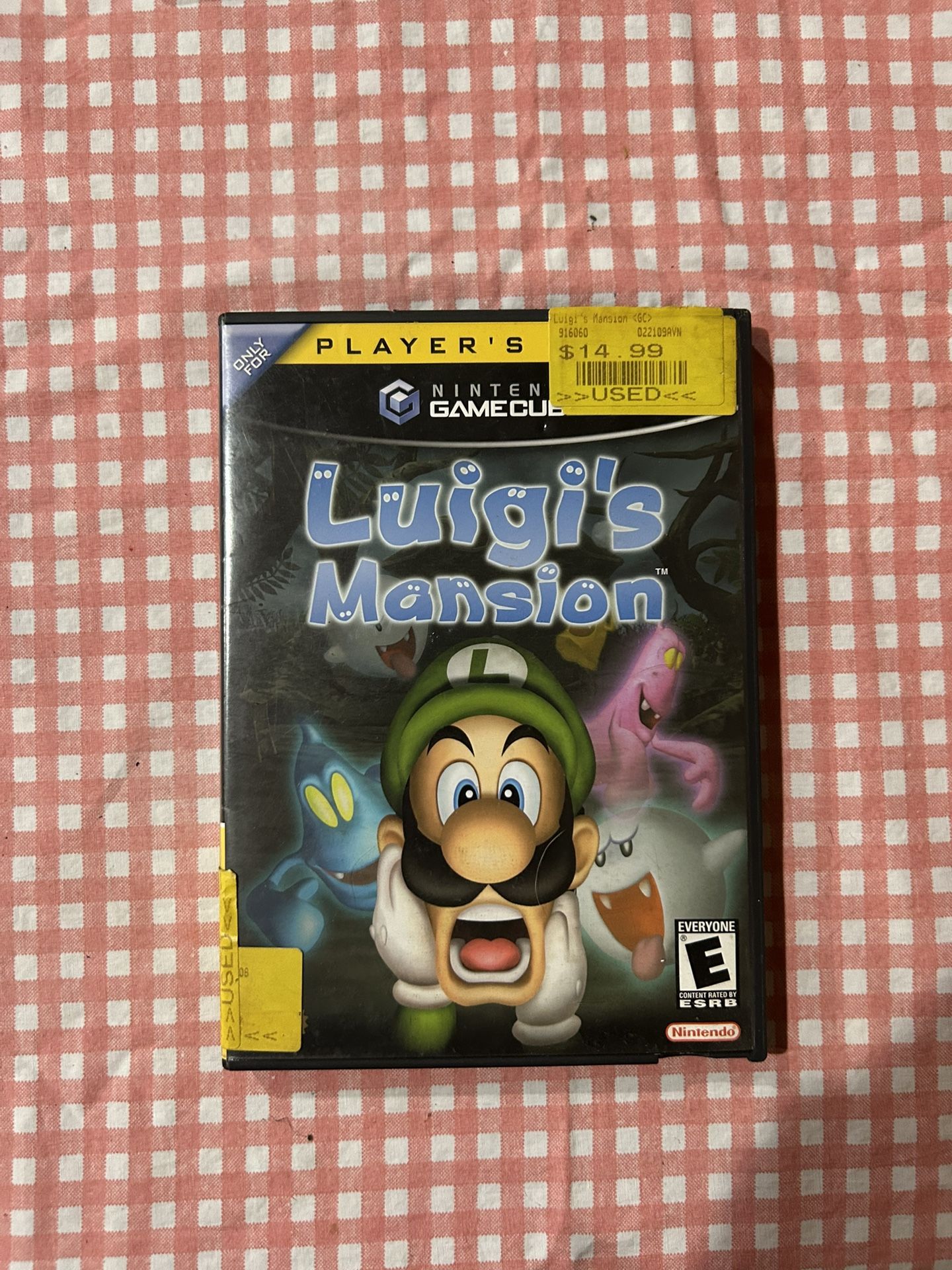 Luigi's Mansion Game Cube Nintendo Gamecube