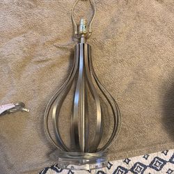 Used Table Lamps - Silver Finish 