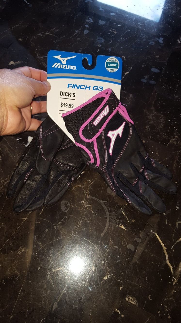 Mizuno Finch Premier G3 Women's Softball Batting Glove Size L