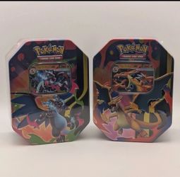 Pokemon - Mega Charizard Tin X and Y