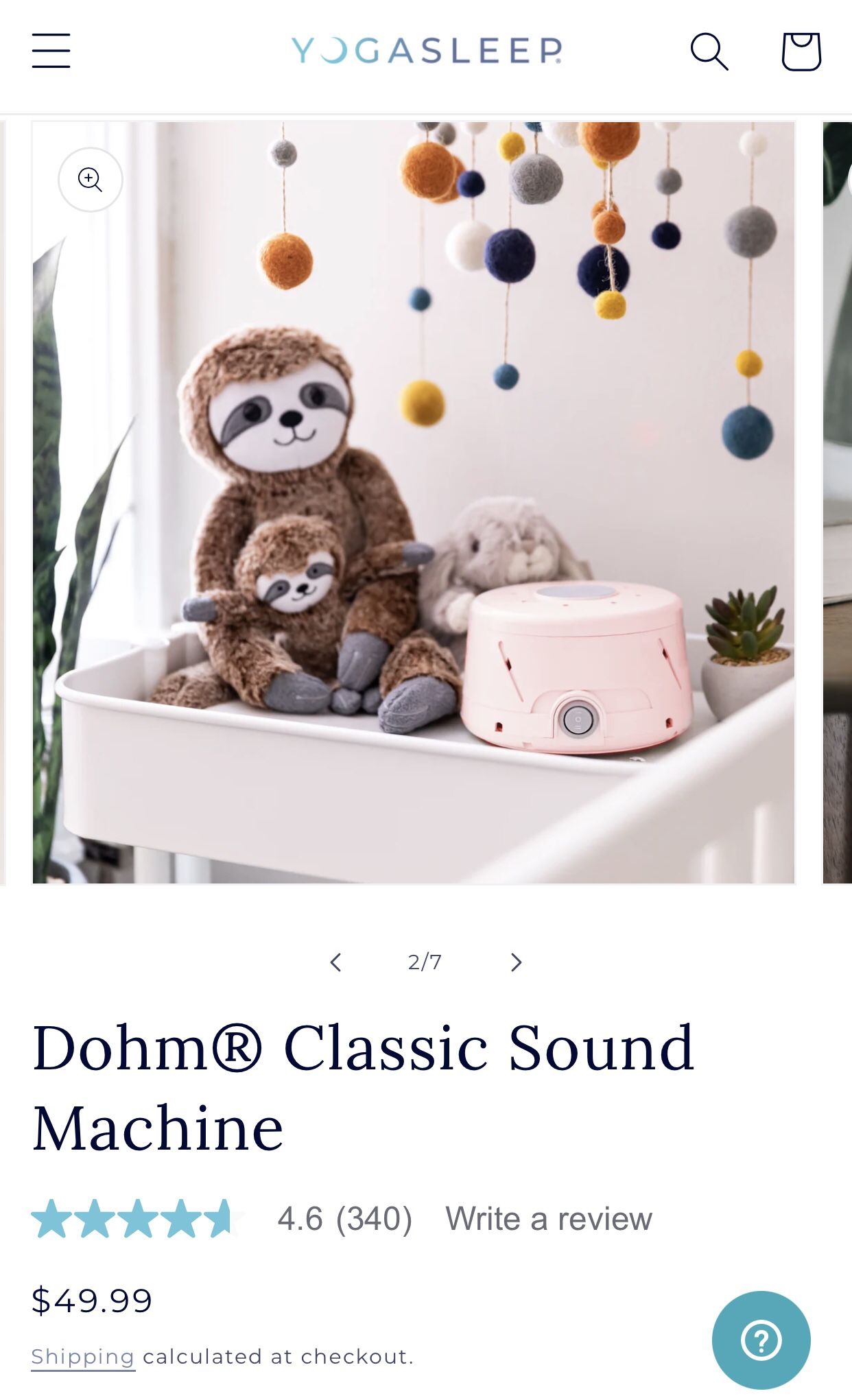 YogaSleep White Noise Sleep Machine