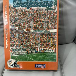 Miami Dolphins Jigsaw Puzzle from 1994 - still sealed in original plastic