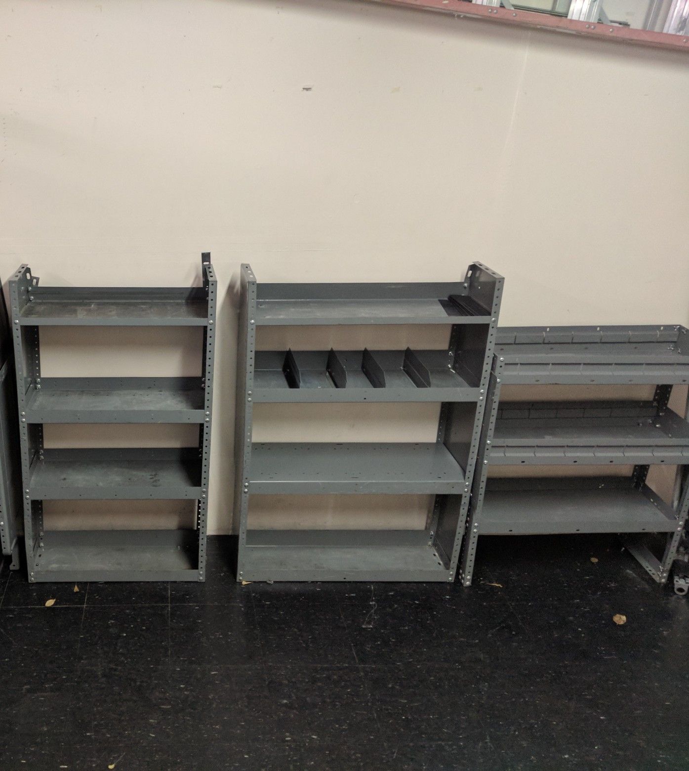Nissan NV200 shelves and ladder rack