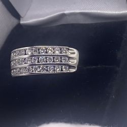 10KW Gold 1.00cttw Lab Grown Unisex Diamond Band