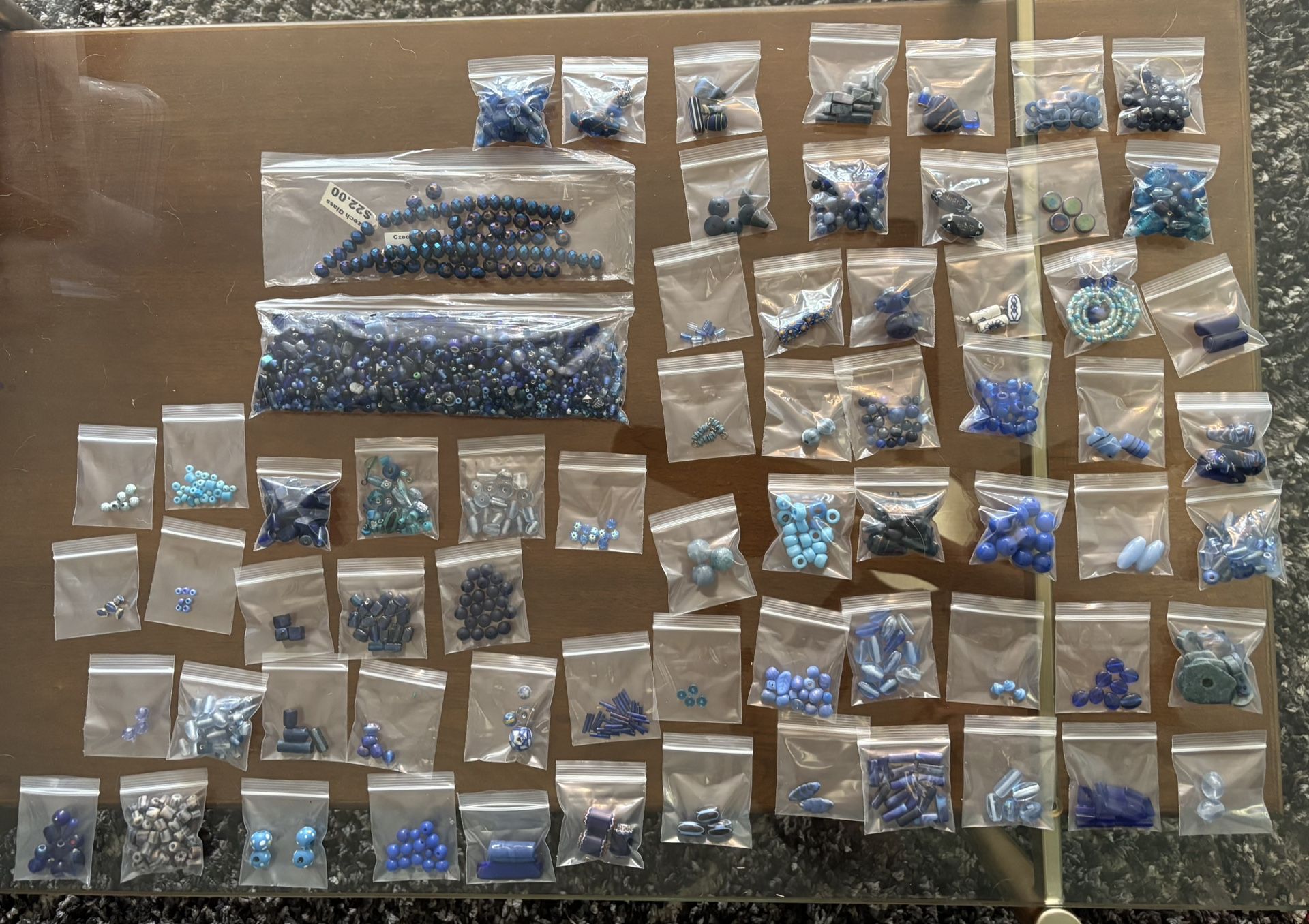 LOT Of Blue Beads