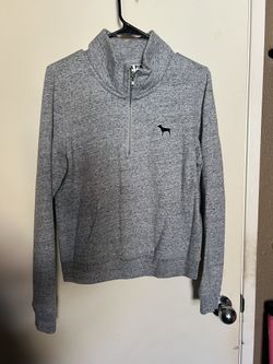 Light Gray PINK Half Zip