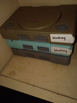PlayStation 1 just the console and power cable nothing else